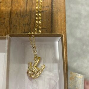 NWT Allison Avery necklace and charm